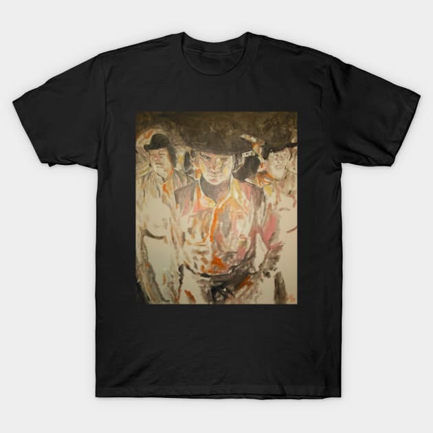 Clockwork orange 01 T-Shirt by Mike Nesloney Art